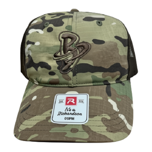 Relaxed Tactical Multicolor Camo Hat
