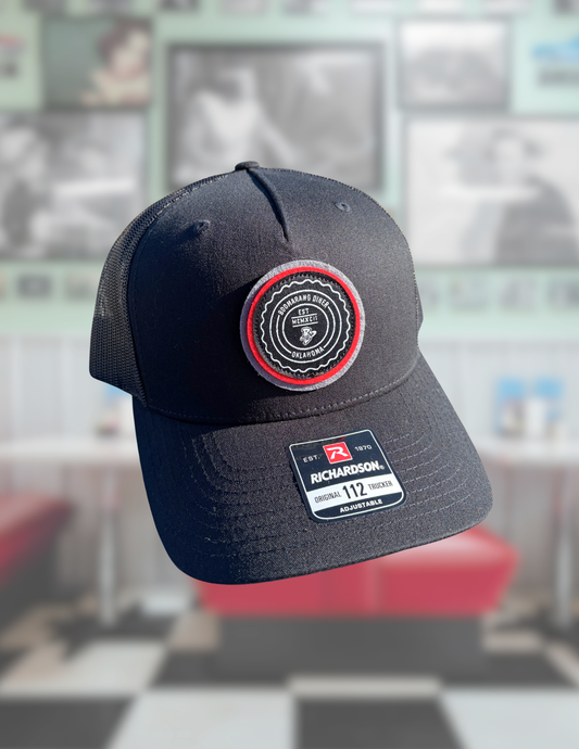 Black Richardson Hat With Patch