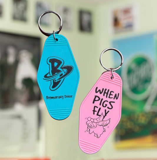 When Pigs Fly Keychain