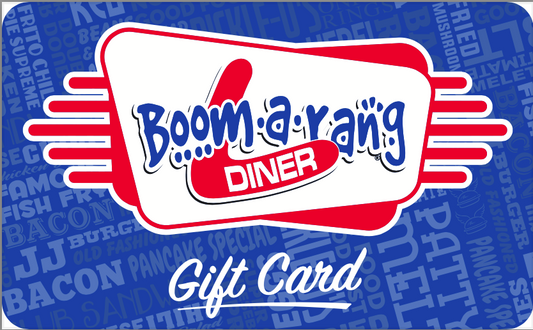 Boomarang Diner Gift Card