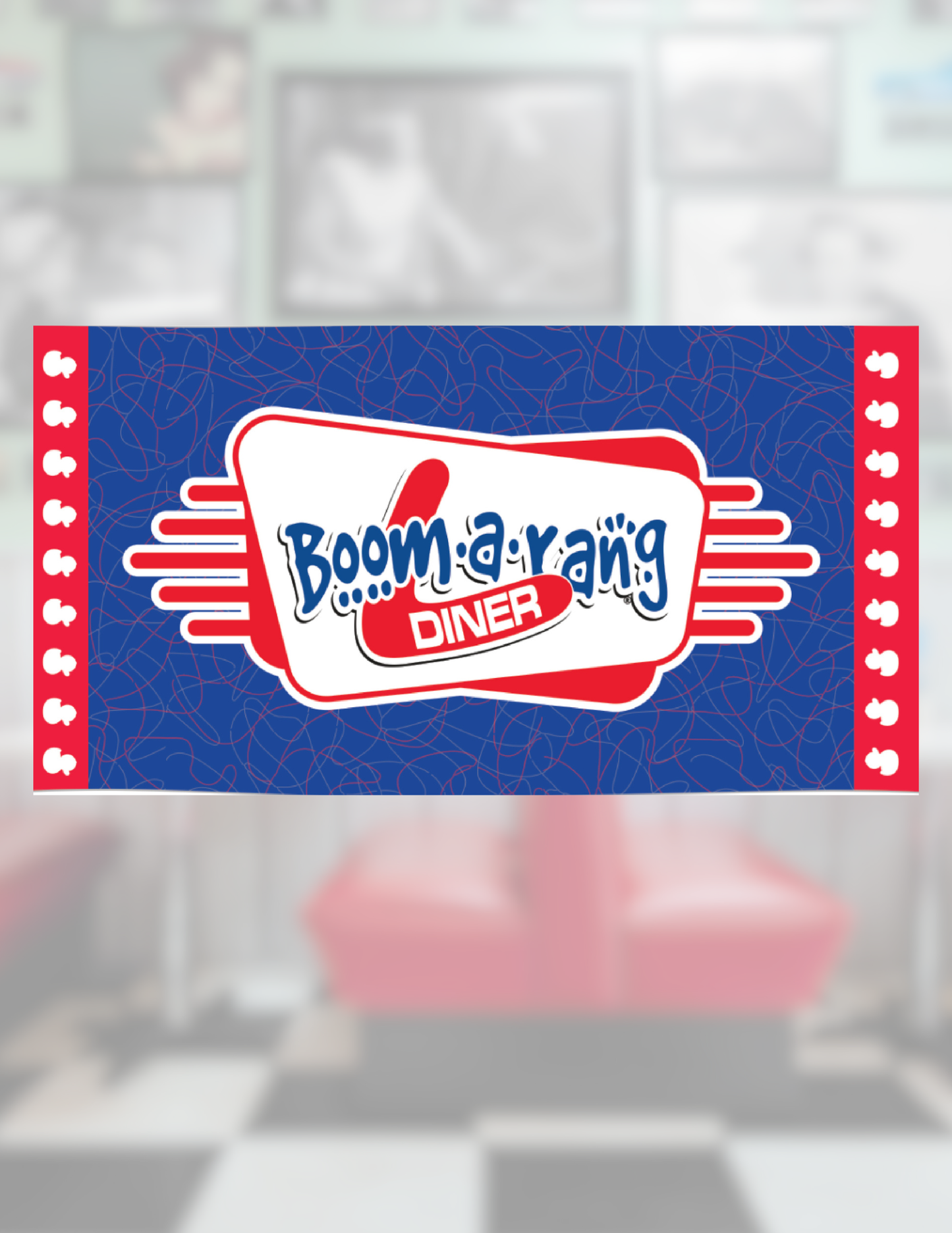Boomarang Beach Towel